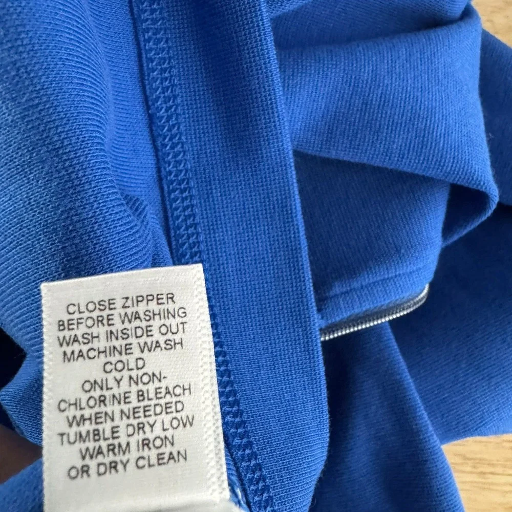 Banana Republic 1/2 Zip Pullover Mens XL Tall Blue Cotton Blend NWT‎ TP-3629